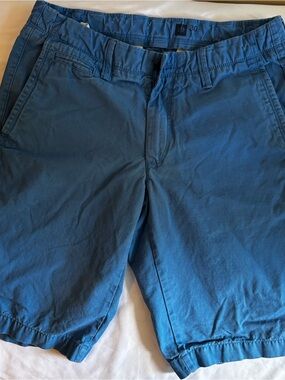 GAP Men's Teal Blue Flat Front Chino Shorts